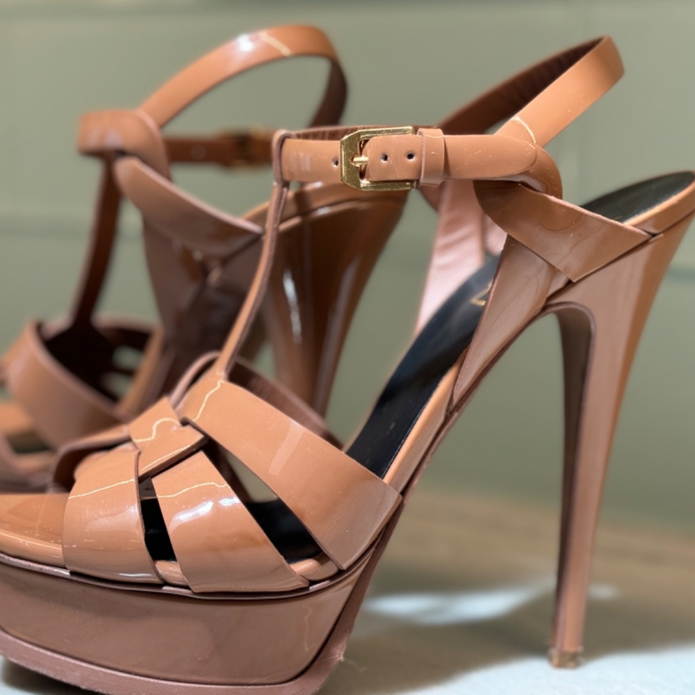 Saint Laurent Tribute Heeled Sandals